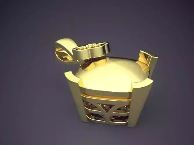 Unique Design Pendant with Flower Details