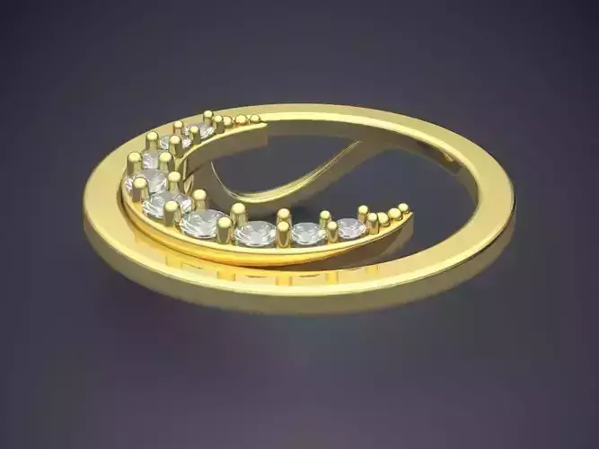 Gorgeous Moon Pendant