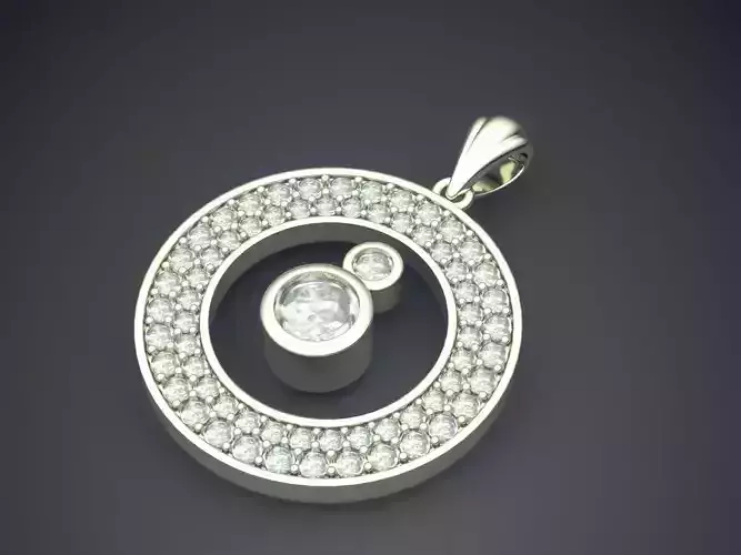 Pendant With Diamonds 2284