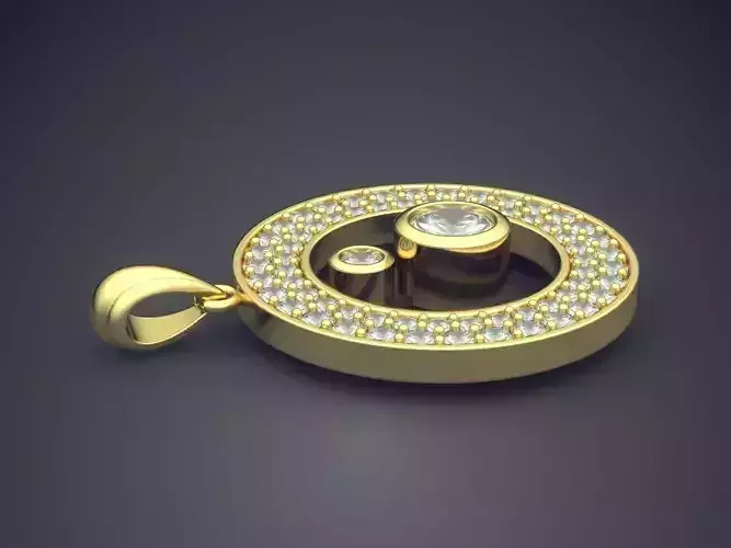 Pendant With Diamonds 2284