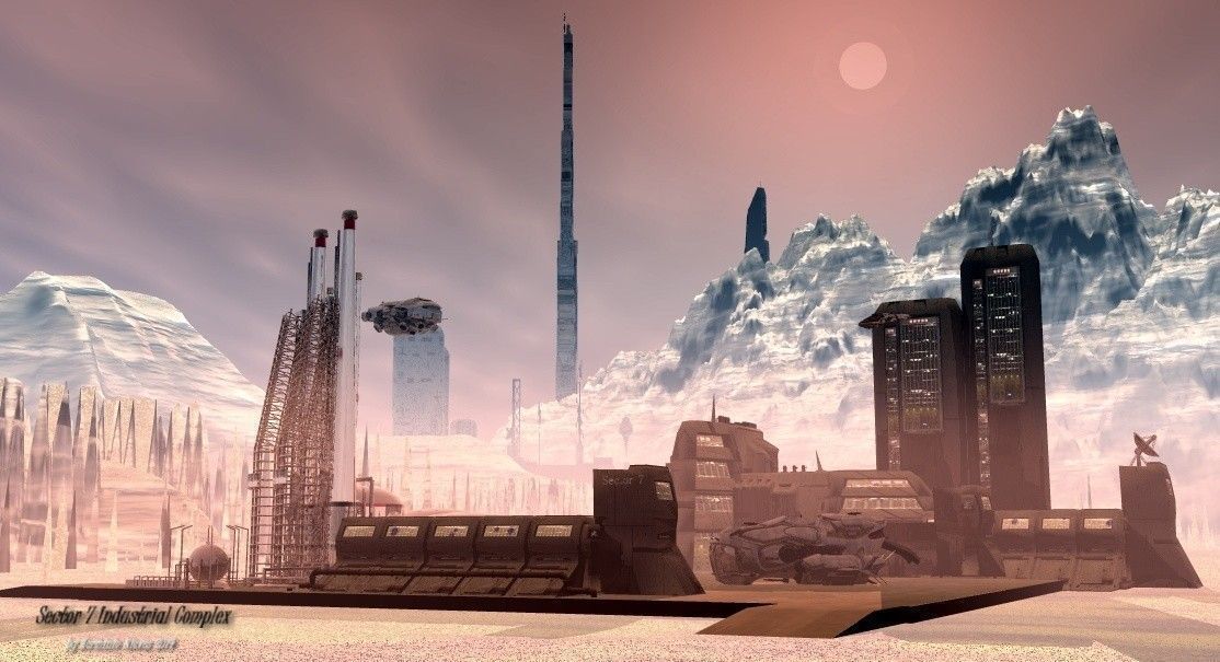 Sector 7 Industrial Complex  3D model_3