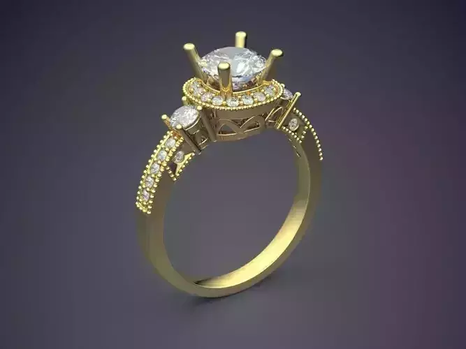 Ring With Diamonds 2278