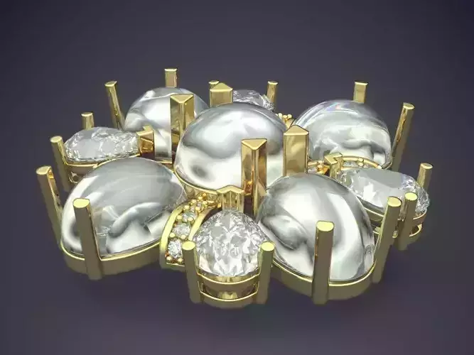 Gorgeous Impressive Flower Pendant 3D print model
