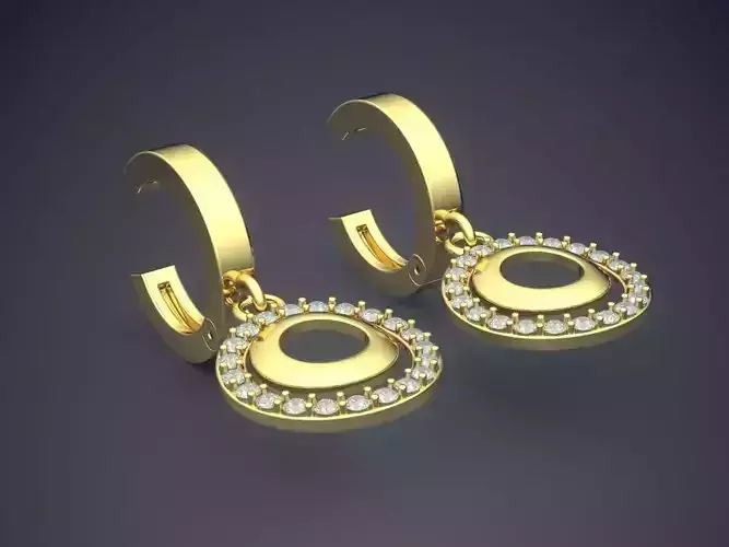 Earrings With Diamonds 2273