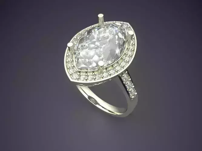 Ring With Diamonds 2255