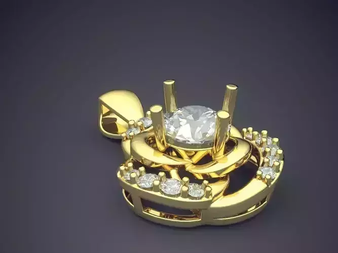 Beautiful Vintage Crystal Pendant