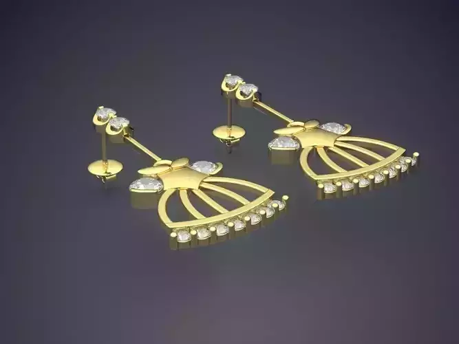 Pretty Angel Earrings