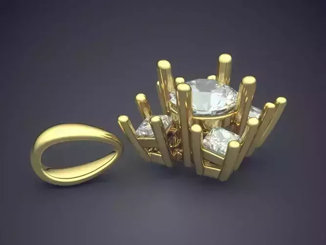 Pendant With Diamonds 2223