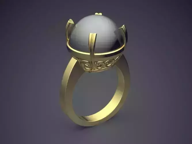 Ring With Pearl 2189