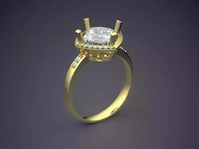 Elegant Luxurious Diamond-Ring