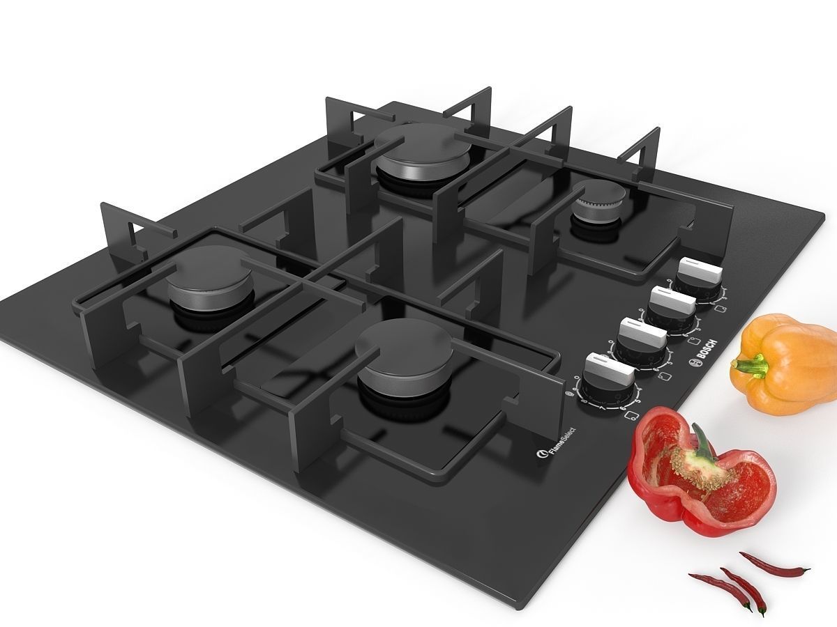 Cooktop 07 3D model_8