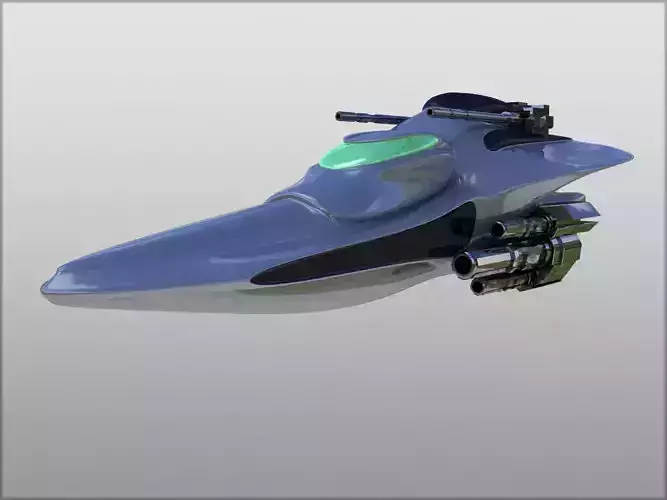 Combat Spaceship 3D model