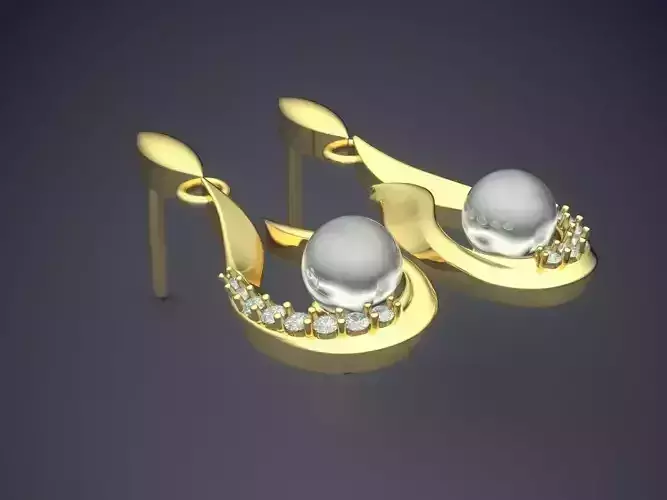 Glamorous Minimalistic Raindrop-Shaped Earrings