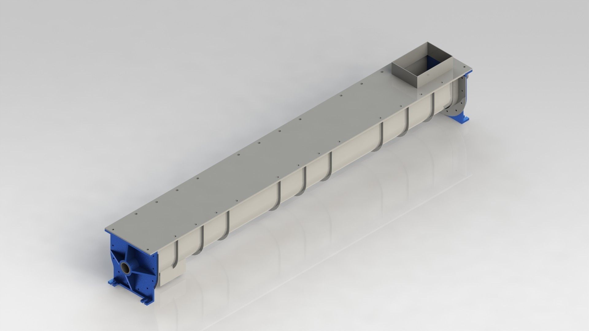Protec 7-107 Screw conveyor Free 3D model_1