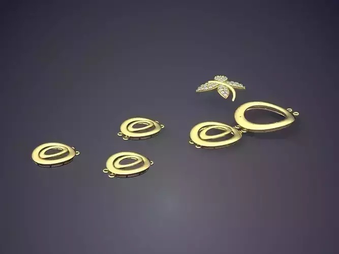 Detachable Pendant 2129 3D print model