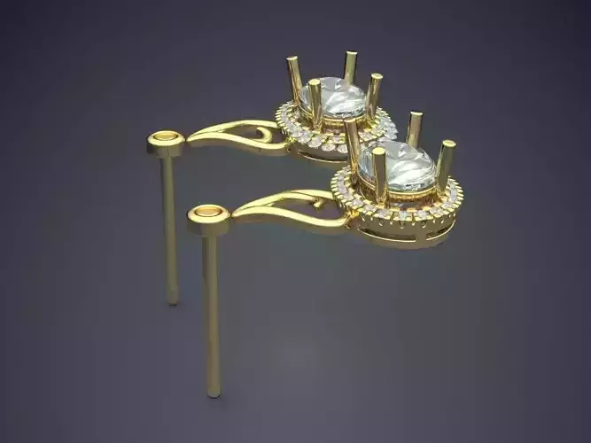 Luxury Earrings With Diamonds 2128