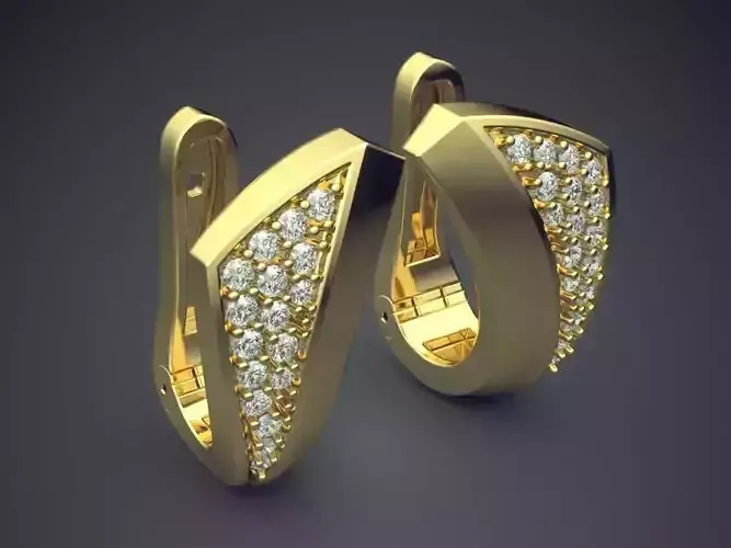 Unique Earrings With Diamonds 2125