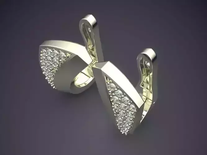 Unique Earrings With Diamonds 2125