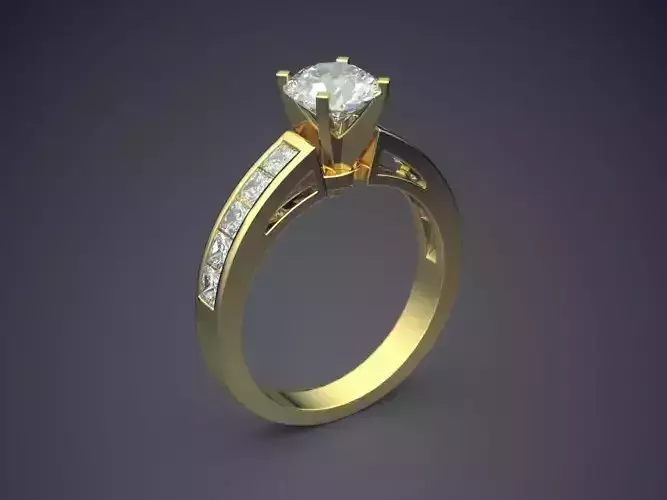 Beautiful Subtle Detailed Engagement Ring