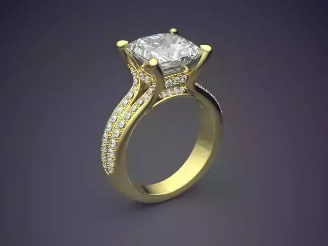 Classic Luxurious Engagement Ring