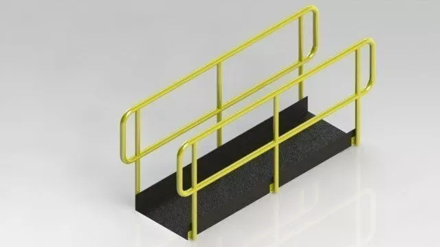 Handrail industrial model 3 Free 3D model