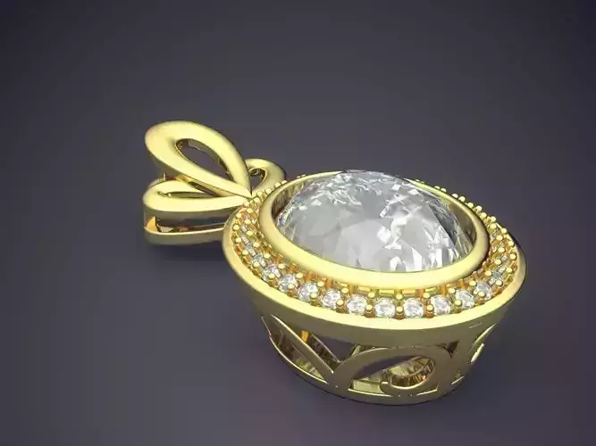 Pendant With Diamonds 2047
