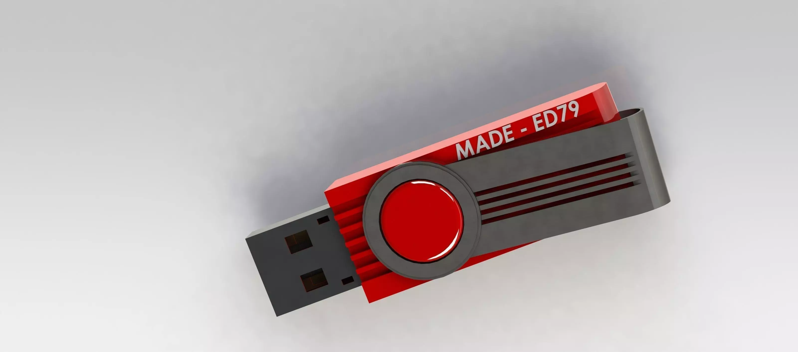 Pen drive 8gb free 3D model | CGTrader