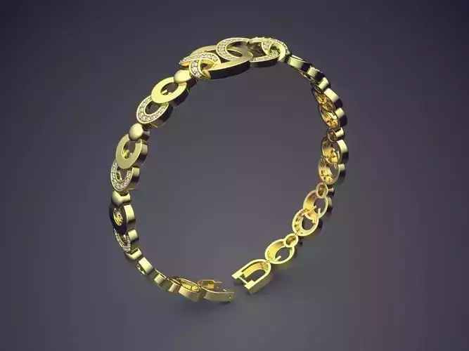 Unique Design Chain-Detailed Bracelet