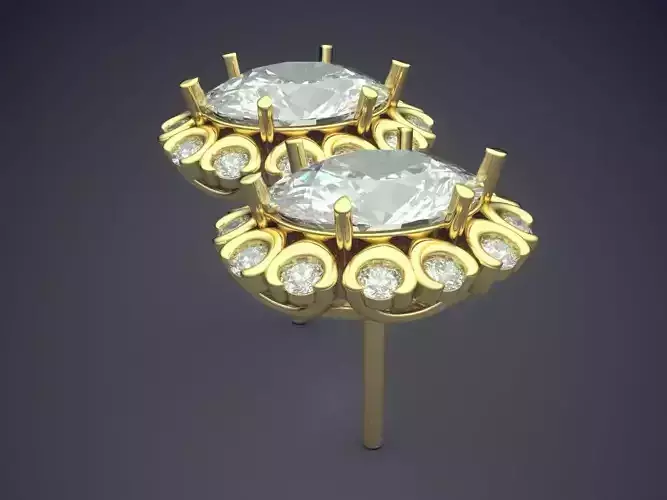 Luxurious Earrings With Diamonds 2025