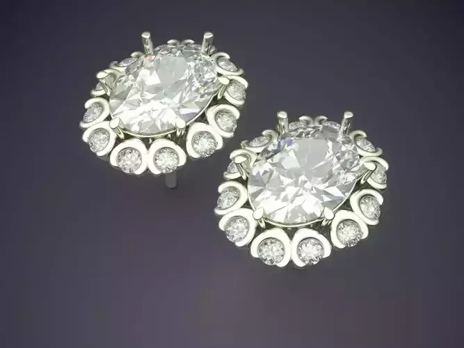Luxurious Earrings With Diamonds 2025