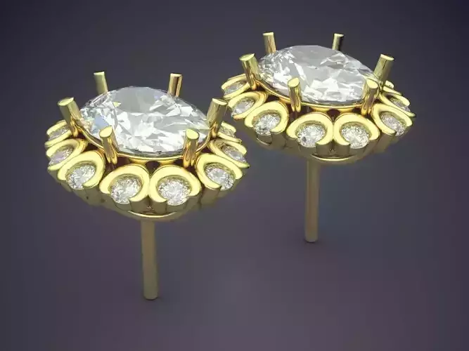 Luxurious Earrings With Diamonds 2025