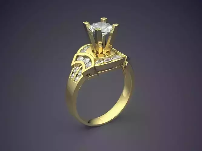 Luxurious Ring With Diamonds 2016