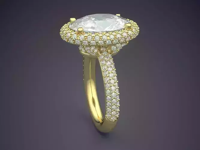 Luxurious Ring With Diamonds 2018