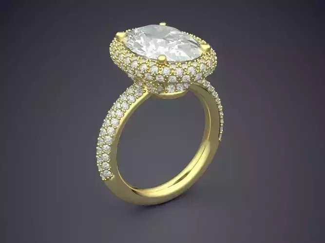 Luxurious Ring With Diamonds 2018