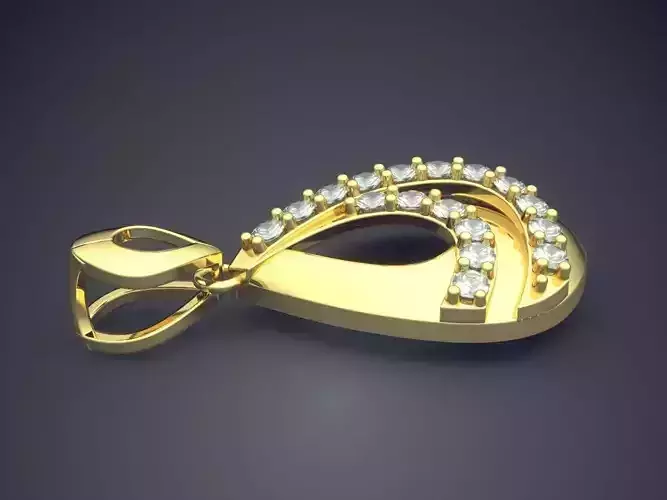 Unique Pendant With Diamonds 1995