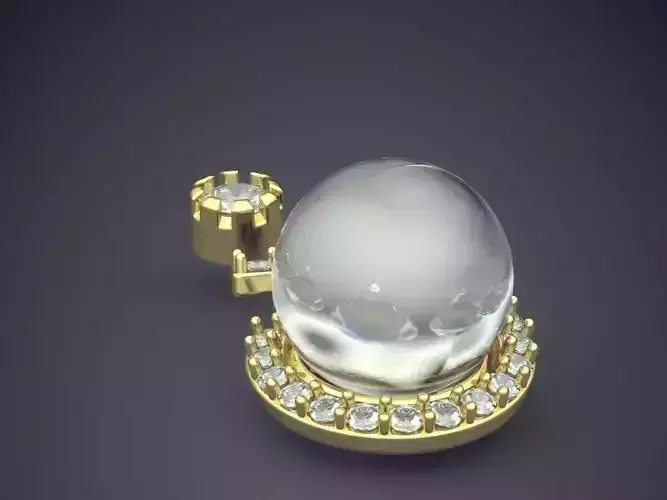 Gorgeous Impressive Detailed Pearl Pendant