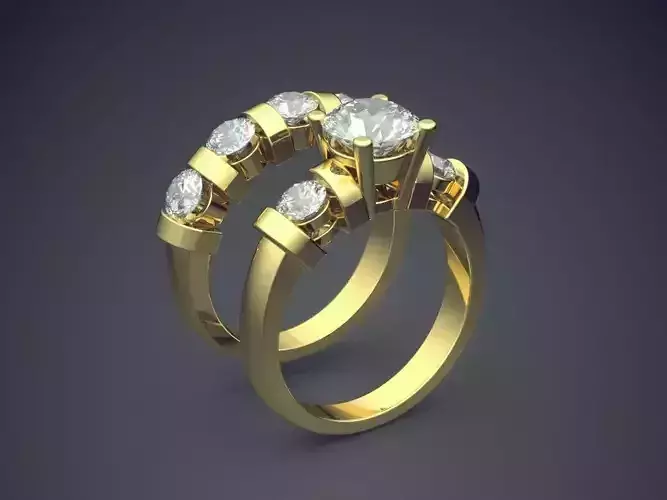 Gorgeous Matching Wedding Rings for Couple
