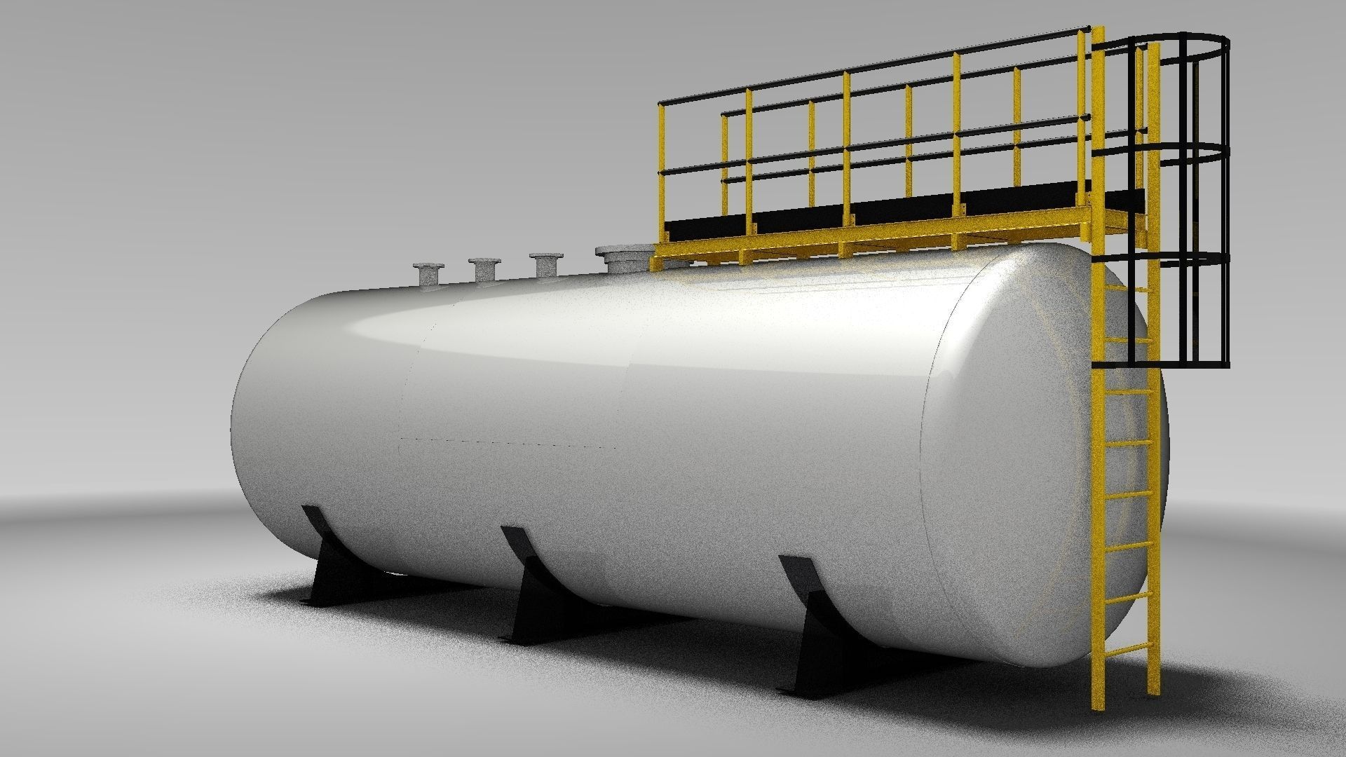 Storage tank Free 3D model_2