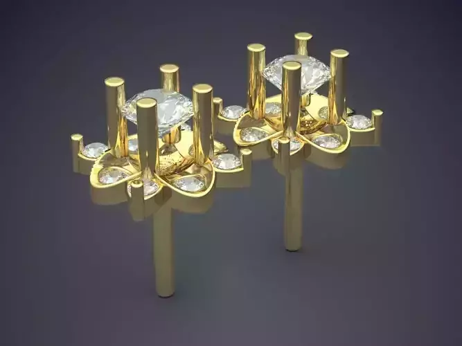 Lovely Elegant Flower Earrings