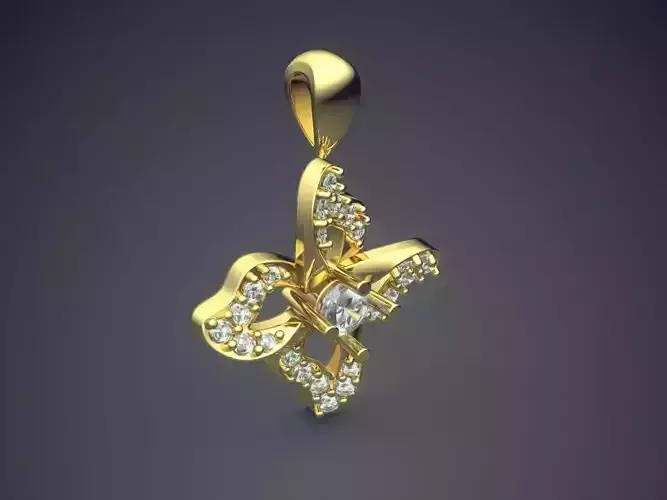 Beautiful Golden Minimalistic Pendant