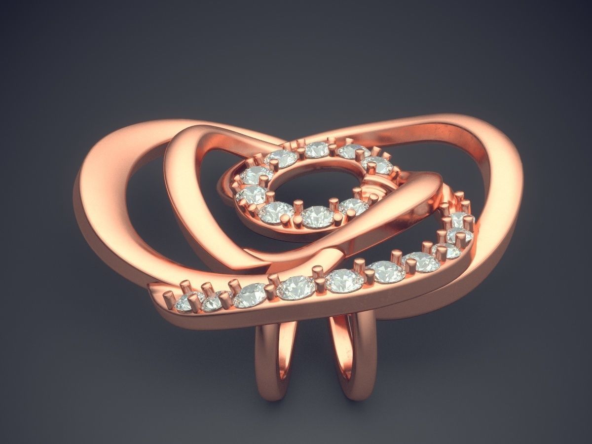 Unique Futuristic Shape Pendant 3D print model_2