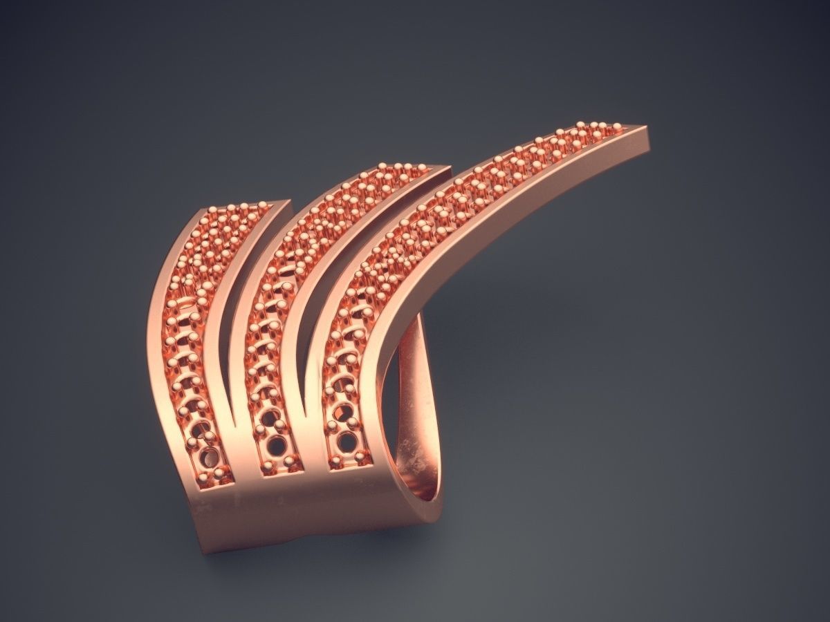 Gorgeous Impressive Design Textured Pendant 3D print model_2