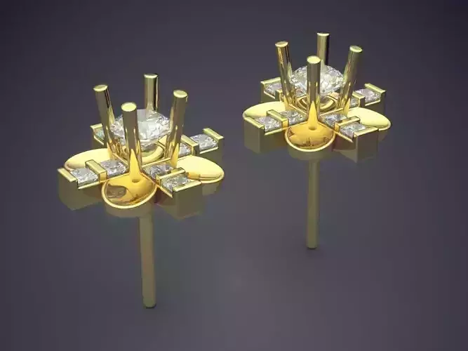 Pretty Girly Flower Earrings