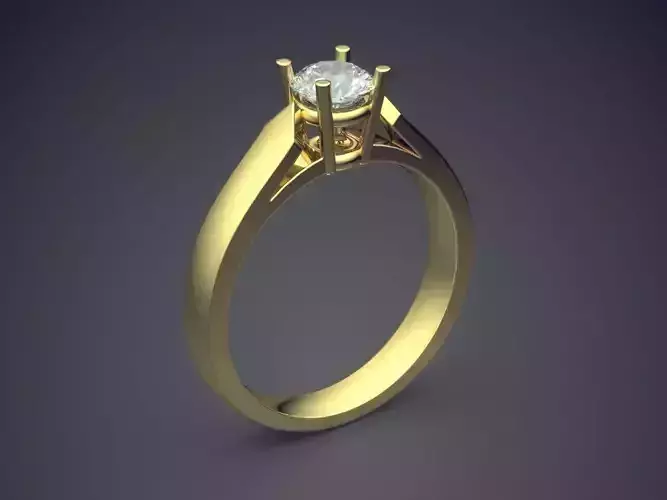 Classy Elegant Engagement Ring for Women