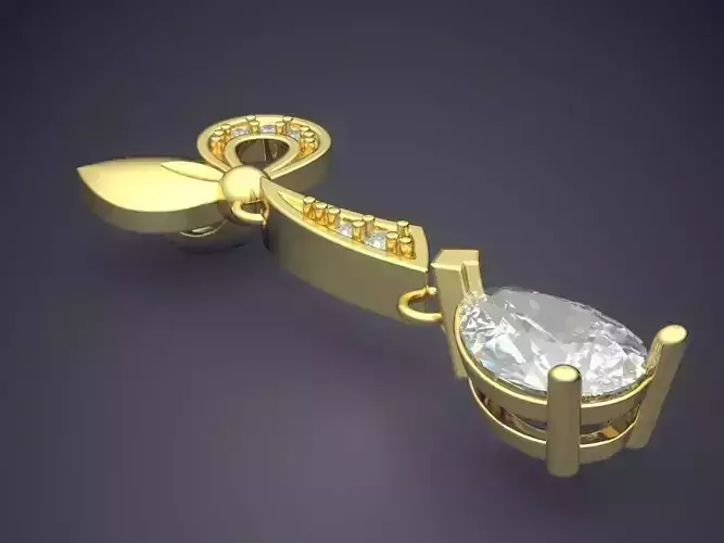 Luxurious Pendant With Diamonds 1923