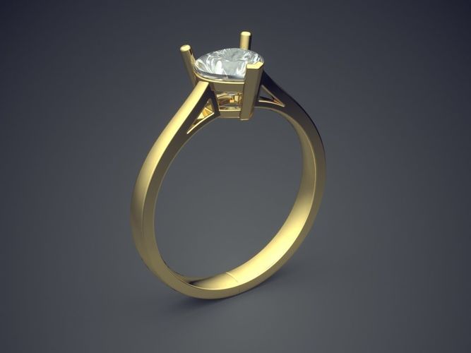 Engagement Ring for Classy Women 3D print model