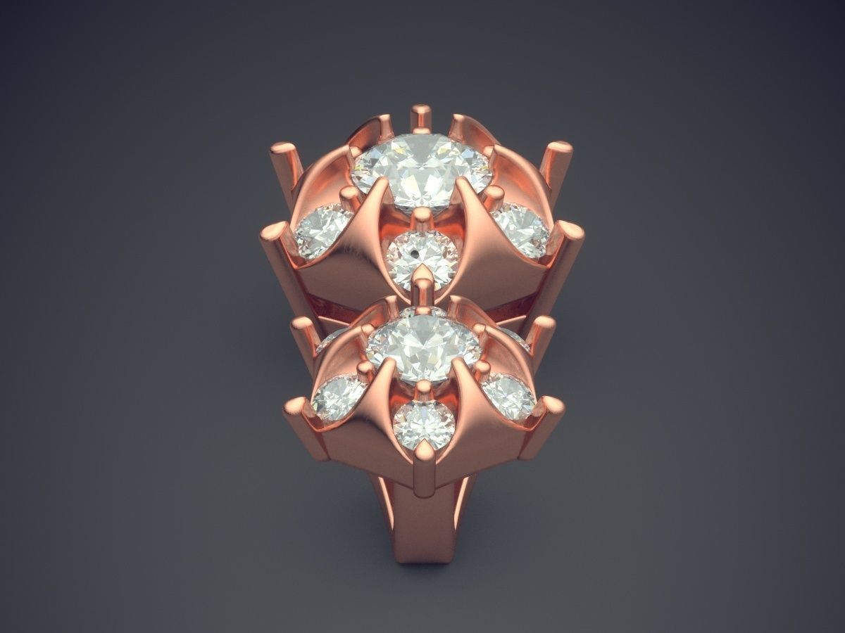 Pendant With Diamonds 1888 3D print model_2