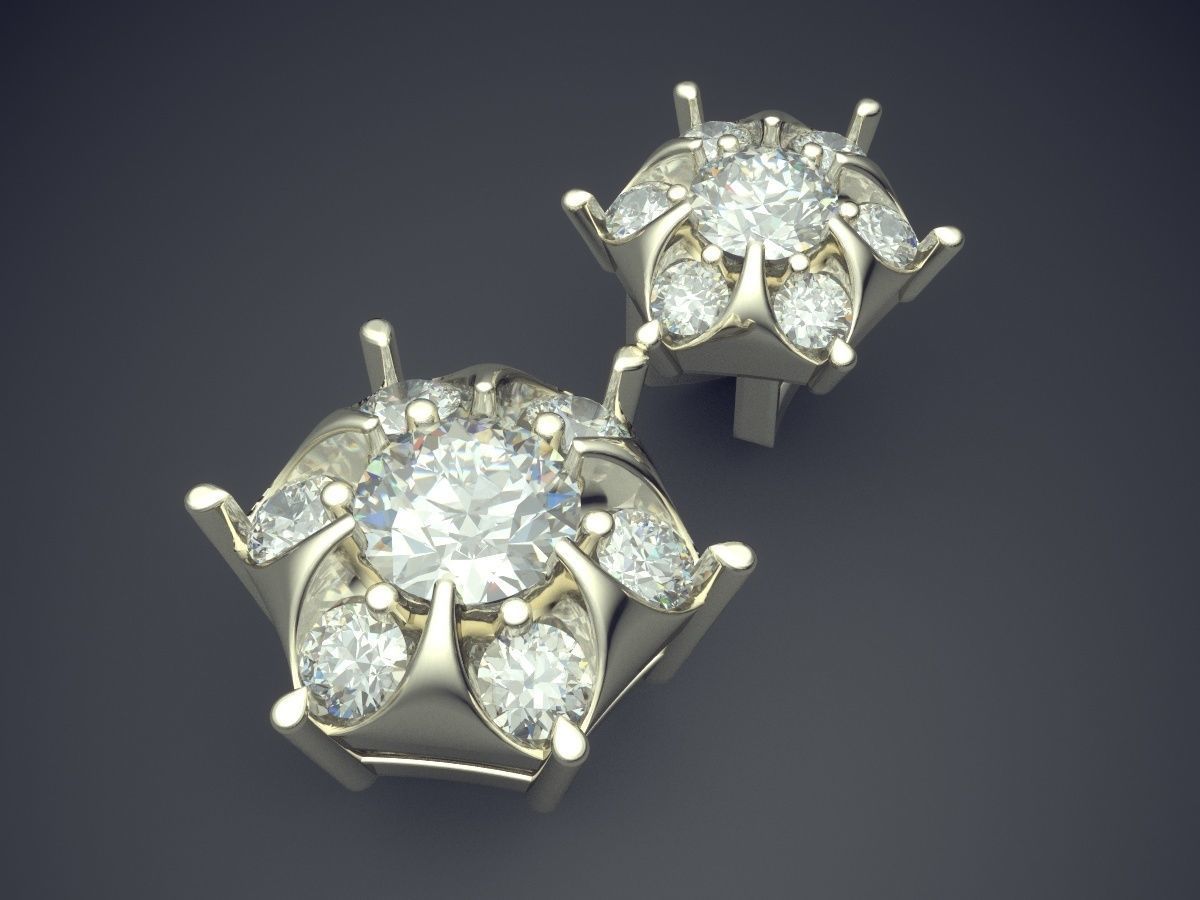 Pendant With Diamonds 1888 3D print model_1
