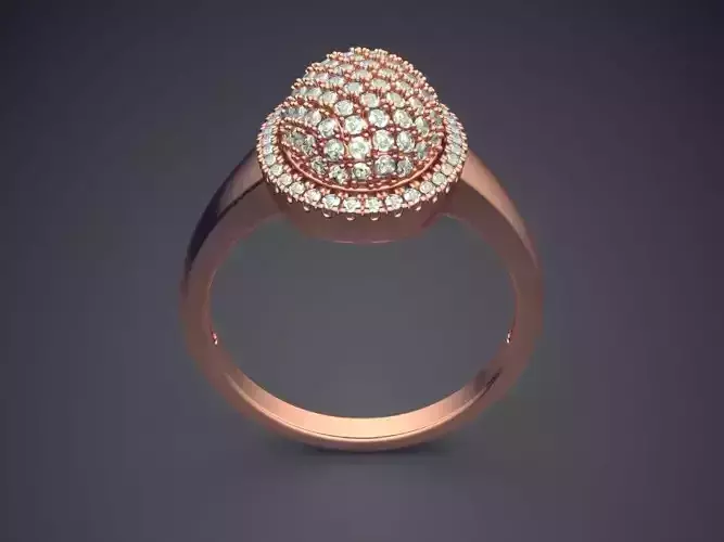 Ring With Small Diamonds 1885