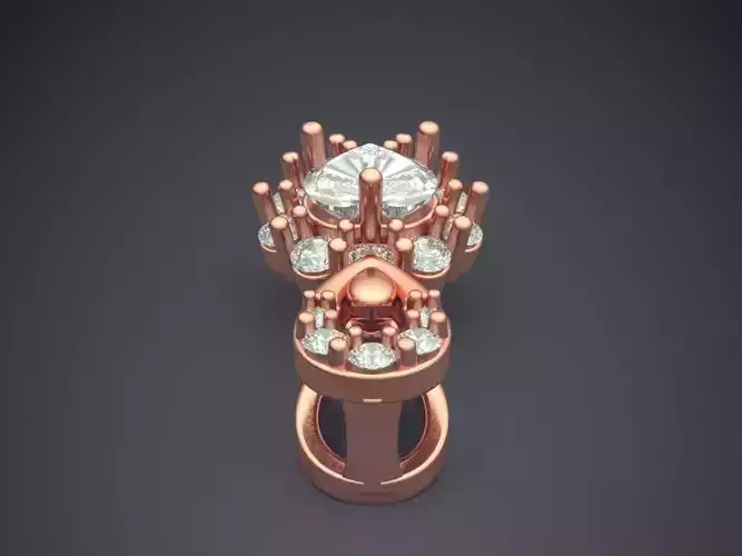 Luxurious Pendant With Diamonds 1877